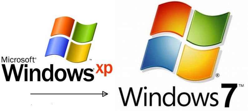 schimbare windows xp cu windows 7